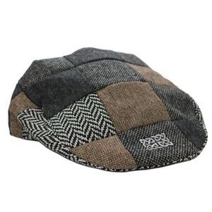 Patrick Francis Kids Patchwork Tweed Cap